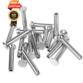Blika 840637171250 20pack 3/16 Inch Stainless Steel Stemball Swage Dead Ends For Silver
