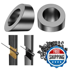 Blika B0d9ggnh8b 60 Pack 5/16 Id Black Angle Washers For Cable Railing Stair Ends
