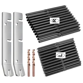 Bl035-b-30 Blika 60 Pack T316 Stainless Steel Black Right&left Handed Thread 1/8 Inch