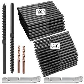 Bl035-b-50 Blika 100 Pack T316 Stainless Steel Black Right&left Handed 1/8 Inch