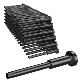 Bl067-b-100 Blika 100 Pack 1/8 Inch Black Stainless Steel Invisible Receiver And
