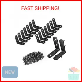 Blingstar 744759667045 L Bracket Stainless Steel Corner Brace 16 Pcs 1.57x1.57 Inch Joint Rig