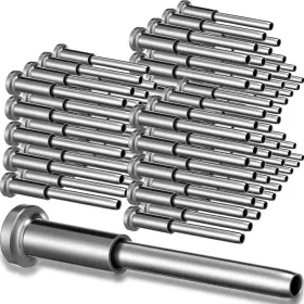 Dib-blulu-45424 Blulu 100 Pack Invisible Cable Railing Kit T316 Stainless Steel 1/8 Inch Silver