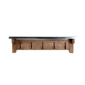 Awmw2471z Bolton Furniture Millwork 40- Inch Hook Shelf - Wood/zinc