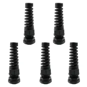 Jr230707013 Bonsicoky 5 Pcs Npt 1/2 Inch Cable Glands With Strain Relief Ip68 Waterproof Gland W