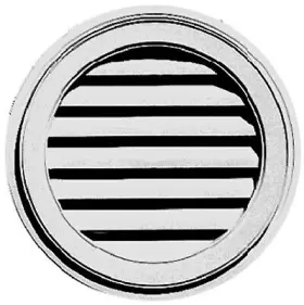 Boral Building Products 120032222123 Round Gable Vent White 22- Inch -120032222123