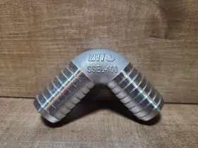 Ssel-100 Boshart 1 Inch 304 Stainless Steel Insert Elbow Barbed New