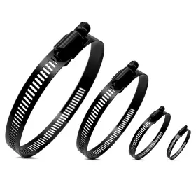 Hg001-bk Botten 16pcs 4 Sizes Hose Clamp 9/16-4 Inch 14-102mm Clamps Stainless S