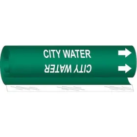 5655-ii Brady Pipe Markr City Water Gn 2-1/2to7-7/8 In