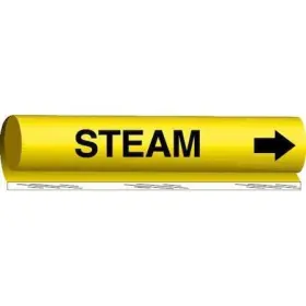 5767-ii Brady Pipe Marker Steam 2-1/2 To 7-7/8 Inch O.d