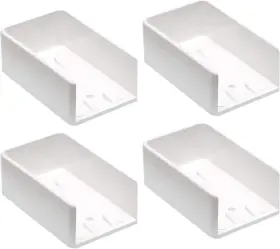 2x3.5railmount Brand Trm2035w Rail Mount 2 Inch X 3.5 White 4 Piece Kit