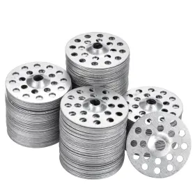 Ae200d1 Brand Accencyc 1 Inch Plaster Washers 200 Pcs Buttons Metal For
