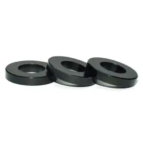 M6flatwasher-bc Brand Alextend 50pcs M6 Flat Washer Aluminum Anodized Countersunk Gasket For Rc Model Black