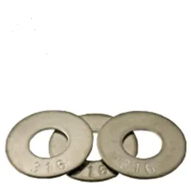 Ss398080 Brand Chipmunk Hardware Type 316 Stainless Steel Flat Washers Size 3/8 Inch Pack Of 50