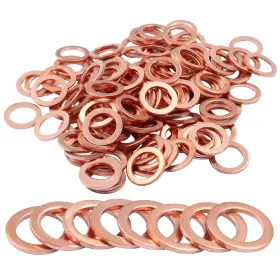 Jersvimc11220331 Brand Jersvimc 120pcs M8 Copper Washer Flat Gasket Kit Metric