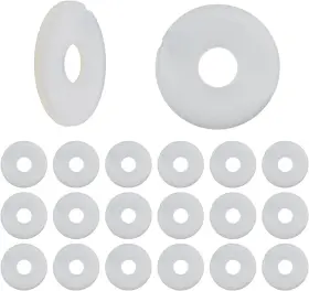 33093 Brand Meetoot 20pcs Glass Shower Door Handle Towel Bar Standoff Cover Assembly