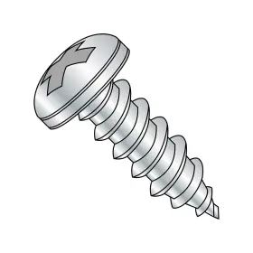 1412app Brand Small Parts 1412 Steel Sheet Metal Screw Zinc Plated Pan Head Phillips