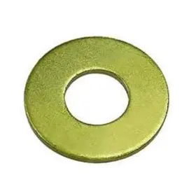 B009okenmi Brand Small Parts Steel Flat Washer Zinc Yellow Chromate Plated Finish Grade 8
