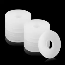 Bt038 Brand Vshzxfh 100 Pcs 3/4 Inch Clear Vinyl Replacement Washers Flat Washer Gasket