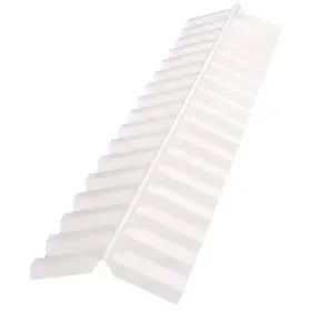 108653 Branded 4 Ft. Polycarbonate Ridge Cap Flashing In Clear