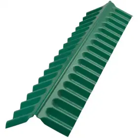 109285 Branded 4 Ft. Polycarbonate Ridge Cap Flashing In Rainforest Green