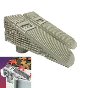 Branded 445014532551 2 Pack Gutter Guard Wedge Downspout Leaf Protector Fits 2x3 Fit Standard New