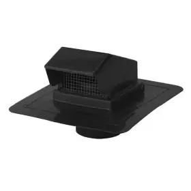 Branded 445036282267 4 Inch Black Plastic Roof Cap Vent Premium-quality Enhanced Durability