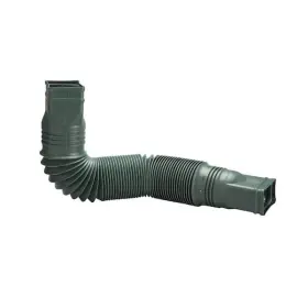 85011 Branded Expandable Flex Drain Downspout Extension 25-55 Rain Pipe Spout Gutter Green
