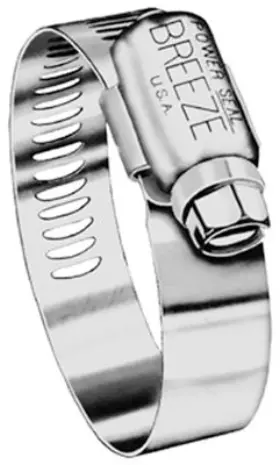 63016 Breeze #63016 13/16x1-1/2 Stainless Steel Clamp Pack Of 10