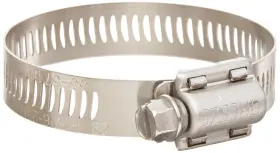 Pncar-40946728 Breeze Power-seal Ss Hose Clamp Worm-drive Sae Sz 12 11/16 - 1-1/4 Dia 1/2 B&w-10/pk