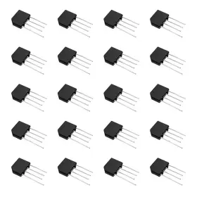 Bridgold-17 Bridgold 757695734897 20pcs Kbp307 Flat Bridge Rectifier 3a/700v Single Phase 4-pin