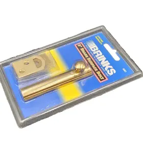 5661 Brinks Hardware Brass Surface Bolt 3 In New