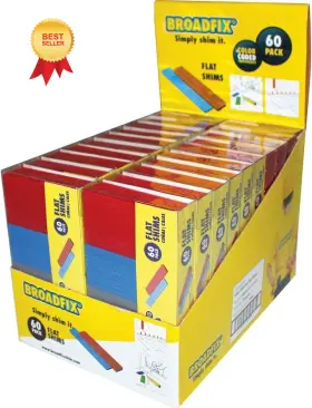 043198 Broadfix Shim Flat Plastic 60pk One Size No Color