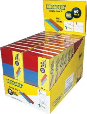 Cecominod043198 Broadfix Shim Flat Plastic 60pk One Size No Color