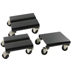 Buffalo Corp. 027077602302 Sportsman Series Steel Snowmobile Dolly Set Black