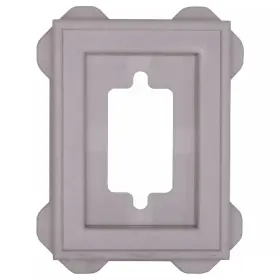 Builders Edge 130130002030 Lot Of 8 New Vinyl Mount Master Recess Mini Mounting Blocks 030 Gray