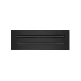 12x4xb Buildmart - 12x4 Modern Ac Vent Cover Decorative Black Aluminum Air