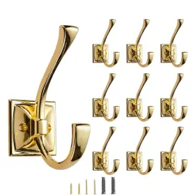 B0clnm8jfg Cabdm 5 Pack Decorative Heavy Duty Towel Hooks For Hanging Robe Double Polished