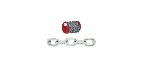 0725027 Campbell Proof Coil Chain 3/16 In 100 Ft L 30 Grade Steel Zinc