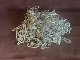 To752426n Campbell T0752426n 2/0 Double Loop Chain Zinc Plated - 34 Feet
