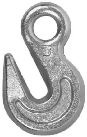 T9001624 Campbell 10 Pack - Eye Grab Hook Zinc Plated 3/8 Inch