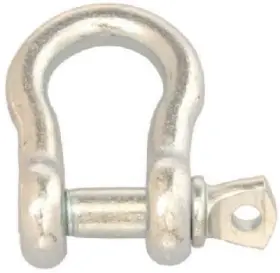 T9601635 Campbell 2 Pack - Screw Pin Anchor Shackle Zinc Plated 1 Inch