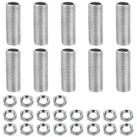 Carkio 305398939629 Lamp Pipe Nipple Kit Including M10 40 Mm/1.6 Inch Length Nipples And Item 3