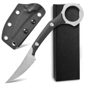 C1150-silver Ccanku C1150 Fixed Blade Knife D2 Steel G10 Handle Claw For Ou... Fast Ship