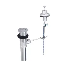 1109-bp Central Brass Chrome Pop-up Drain Assembly With Guide