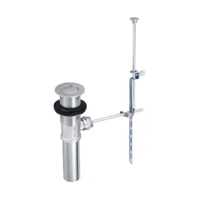 1109-bplg Central Brass Chrome Pop-up Drain Assembly Less Guide