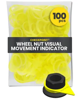 Cpy22 Checkpoint Wheel Nut Indicator 22 Mm Yellow Visual For Fleets