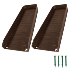 Chickvilla 739437246599 Gutter Downspout Splash Block 16.3 Inch Drain Guard Diverter Downspo