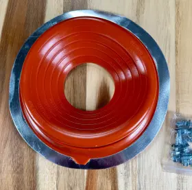 Ys-45 Chooseu Red Silicone Rubber Boot Metal Roof Pipe Flashing #5 Od 4-1/4 Inch To 7-1/2