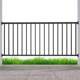 V2-top Chr Gr6tr Cr Fence And Rail Metal Railing For Deck Guard Black